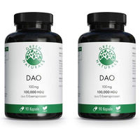 Produktbild von GREEN NATURALS DAO 100 mg vegan Kapseln 180 Stück