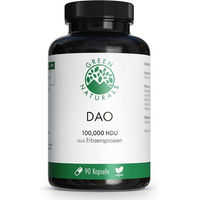 Produktbild von Green Naturals DAO 100 mg vegan Kapseln 90 Stück