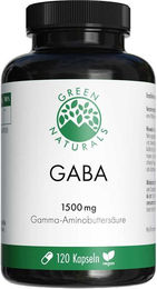 Green Naturals GABA 1500 mg Kapseln vegan 120 Stück – Bild 1 von 3