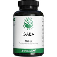 Produktbild von Green Naturals GABA 1500 mg Kapseln vegan 120 Stück