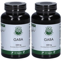 Produktbild von GREEN NATURALS GABA 1500 mg Kapseln vegan 240 Stück