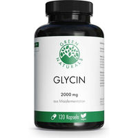 Produktbild von Green Naturals Glycin 2000 mg Kapseln vegan ohne Zusatzstoffe