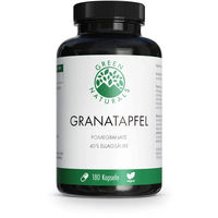 Produktbild von GREEN NATURALS Granatapfel mit 40% Ellagsäure Kapseln 180 Stück