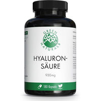 Produktbild von Green Naturals Hyaluronsäure 930 mg vegan Kapseln 180 Stück
