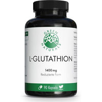 Produktbild von Green Naturals L-Glutathion Kapseln vegan glutenfrei ohne Zusatzstoffe