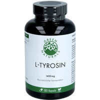 Produktbild von GREEN NATURALS L-Tyrosin 1400 mg vegan Kapseln 180 Stück