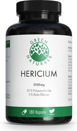 Green Naturals Lions Mane Hericium 2100 mg Kapseln vegan ohne Zusatzstoffe 180 Stück – Bild 1 von 2