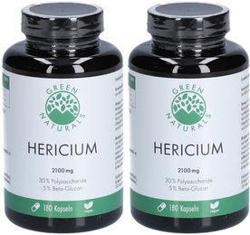 GREEN NATURALS Lions Mane Hericium 2100mg Kapseln vegan glutenfrei laktosefrei 360 Stück – Bild 1 von 1