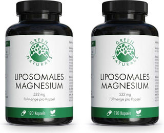 GREEN NATURALS Magnesium Citrat Kapseln vegan für Sportler und Senioren – Bild 1 von 1