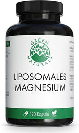 Green Naturals Magnesiumcitrat liposomal vegan Kapseln 120 Stück laktosefrei und glutenfrei – Bild 1 von 3