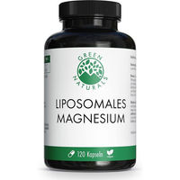 Produktbild von Green Naturals Magnesiumcitrat liposomal vegan Kapseln 120 Stück laktosefrei und glutenfrei