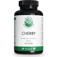 Produktbild von Green Naturals Montmorency Sauerkirsche 2100 mg Kapseln vegan 180 Stück