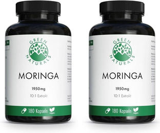 Green Naturals Moringa 1950 mg Kapseln 180 Stück – Bild 1 von 2
