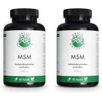 Produktbild von GREEN NATURALS MSM 2100 mg vegan hochdosiert Kapseln 180 Stück