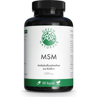 Produktbild von Green Naturals MSM hochdosiert vegan Kapseln