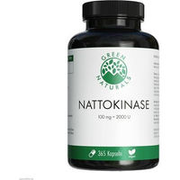 Produktbild von Green Naturals Nattokinase 100 mg vegan Kapseln 365 Stück