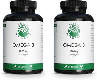 GREEN NATURALS Omega-3 Kapseln vegan mit DHA – Bild 1 von 1