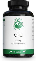Green Naturals OPC 1000 mg Kapseln vegan ohne Zusatzstoffe 180 Stück – Bild 1 von 4