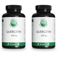 Produktbild von GREEN NATURALS Quercetin 500 mg Kapseln vegan ohne Zusatzstoffe 180 Stück