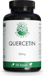 Green Naturals Quercetin 500 mg Kapseln vegan ohne Zusatzstoffe 180 Stück – Bild 1 von 3