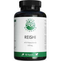 Produktbild von GREEN NATURALS Reishi 650 mg vegan Kapseln 180 Stück