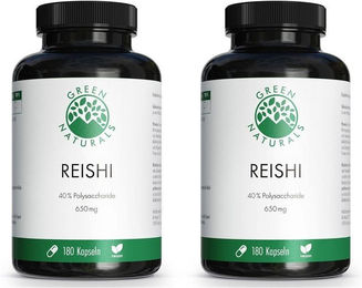GREEN NATURALS Reishi Kapseln vegan 180 Stück – Bild 1 von 1