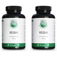 Produktbild von GREEN NATURALS Reishi Kapseln vegan 180 Stück