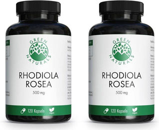 GREEN NATURALS Rhodiola Rosea 500 mg Kapseln 120 Stück – Bild 1 von 1