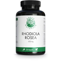 GREEN NATURALS Rhodiola Rosea 500 mg Kapseln 120 Stück – Bild 1 von 2
