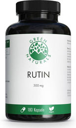 Green Naturals Rutin Kapseln vegan ohne Zusatzstoffe 180 Stück – Bild 1 von 3