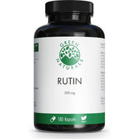 Produktbild von Green Naturals Rutin Kapseln vegan ohne Zusatzstoffe 180 Stück