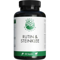 Produktbild von GREEN NATURALS Rutin & Steinklee 500 mg vegan Kapseln 180 Stück