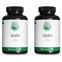 Produktbild von GREEN NATURALS Selen 300 µg Vegan Kapseln 180 Stück