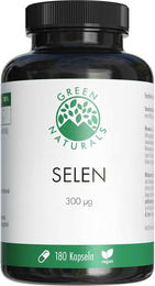Green Naturals Selen 300 µg Vegan Kapseln 180 Stück – Bild 1 von 2