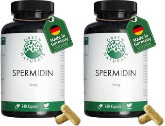 GREEN NATURALS Spermidin 1,6 mg vegan Kapseln 240 Stück – Bild 1 von 4