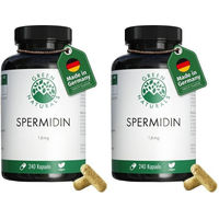 Produktbild von GREEN NATURALS Spermidin 1,6 mg vegan Kapseln 240 Stück