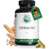 Produktbild von GREEN NATURALS Spermidin 1,6 mg vegan Kapseln 240 Stück