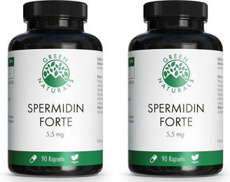 GREEN NATURALS Spermidin Forte 5,5 mg vegan Kapseln 180 Stück – Bild 1 von 1