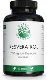Green Naturals Trans-Resveratrol 500 mg Kapseln vegan – Bild 1 von 1