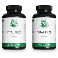 Produktbild von GREEN NATURALS Vital Pilze Kräuter-Komplex vegan Kapseln 360 Stück