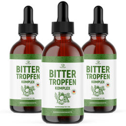 Green Nutrition Bittertropfen mit Kräuter-Komplex vegan ohne Zusatzstoffe 100 ml – Bild 1 von 4