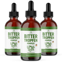 Produktbild von Green Nutrition Bittertropfen mit Kräuter-Komplex vegan ohne Zusatzstoffe 100 ml