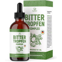 Produktbild von Green Nutrition Bittertropfen mit Kräuter-Komplex vegan ohne Zusatzstoffe 100 ml