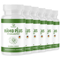 Produktbild von Green Nutrition Hämo Plus Kapseln mit Hagebutte glutenfrei und laktosefrei 90 Kapseln
