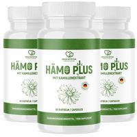 Produktbild von Green Nutrition Hämo Plus Kapseln mit Hagebutte glutenfrei und laktosefrei 90 Kapseln