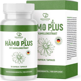Green Nutrition Hämo Plus Kapseln mit Kräuter-Komplex glutenfrei und laktosefrei – Bild 1 von 3