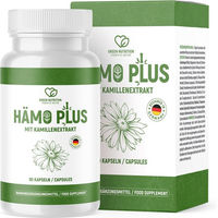 Produktbild von Green Nutrition Hämo Plus Kapseln mit Kräuter-Komplex glutenfrei und laktosefrei