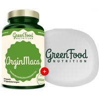 Produktbild von GreenFood Nutrition ArginMaca mit L-Arginin Kapseln 60 Stück
