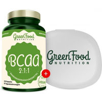 Produktbild von GreenFood Nutrition BCAA 2:1:1 Kapseln 120 Stück