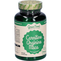Produktbild von GreenFood Nutrition Carnitin Arginin Maca Vegan 90 Kapseln